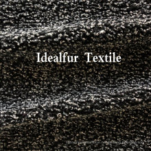 Imitation Wool Fur Black/White Granules Plush